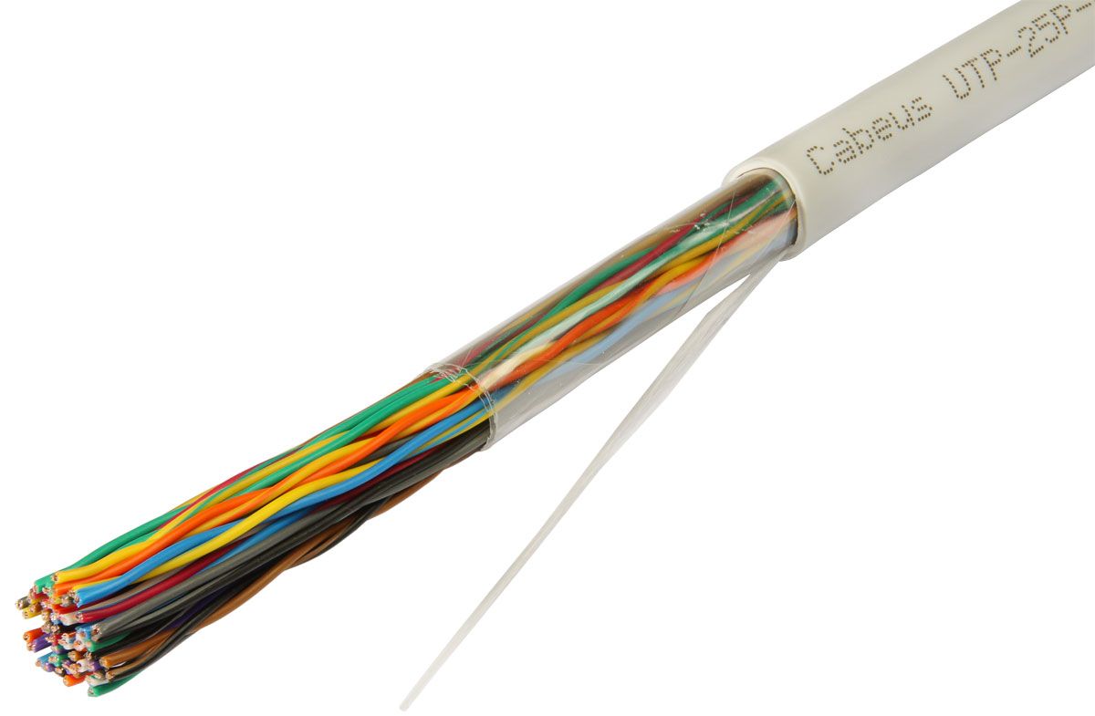 Кабель витая пара UTP-25P-Cat.3-IN 7279c