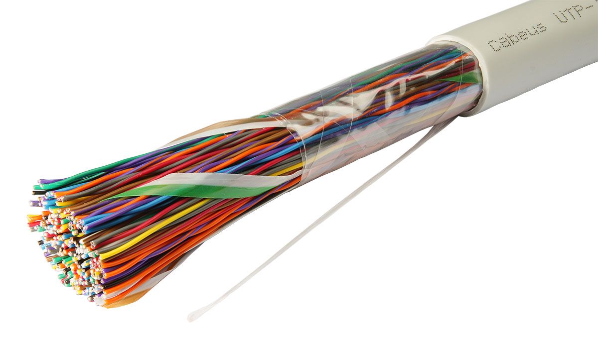 Кабель витая пара UTP-50P-Cat.3-IN 7282c