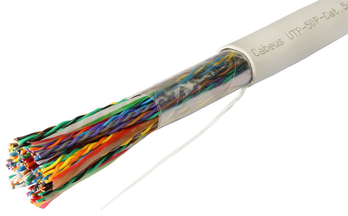 Кабель витая пара UTP-50P-Cat.5-IN 7283c