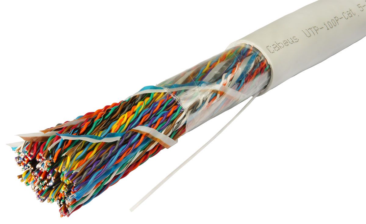Кабель витая пара UTP-100P-Cat.5-IN 7285c