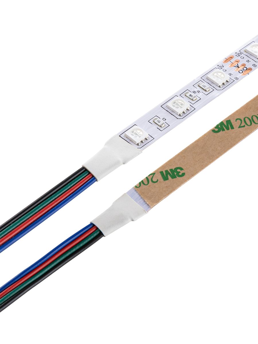 Лента светодиодная SMD5050-60 LED/м-IP20-12 В-14,4 Вт/м-RGB SQ0331-0371
