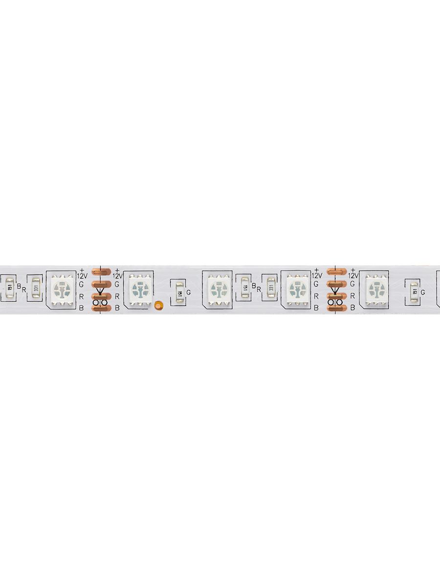 Лента светодиодная SMD5050-60 LED/м-IP20-12 В-14,4 Вт/м-RGB SQ0331-0371