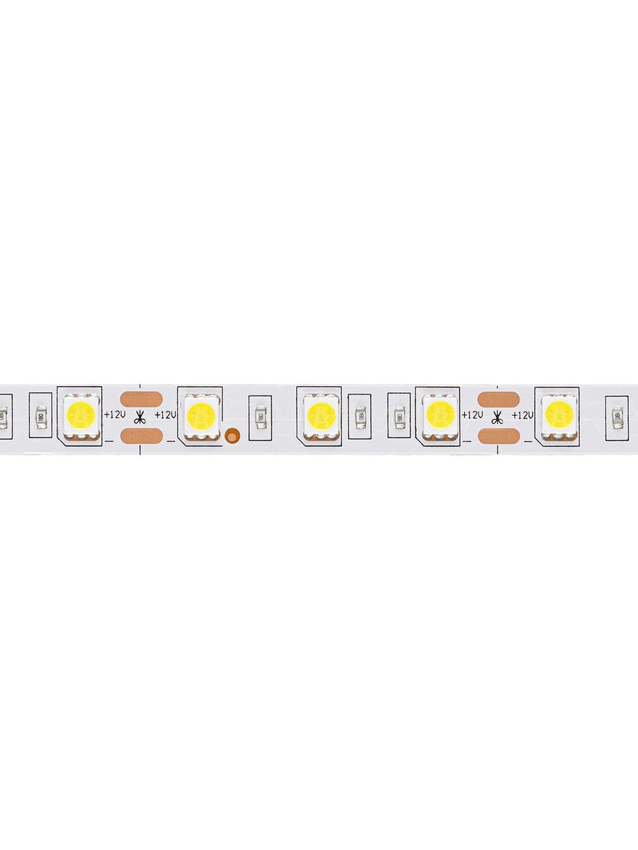 Лента светодиодная SMD5050-60 LED/м-IP20-12 В-14,4 Вт/м-6000 К SQ0331-0370