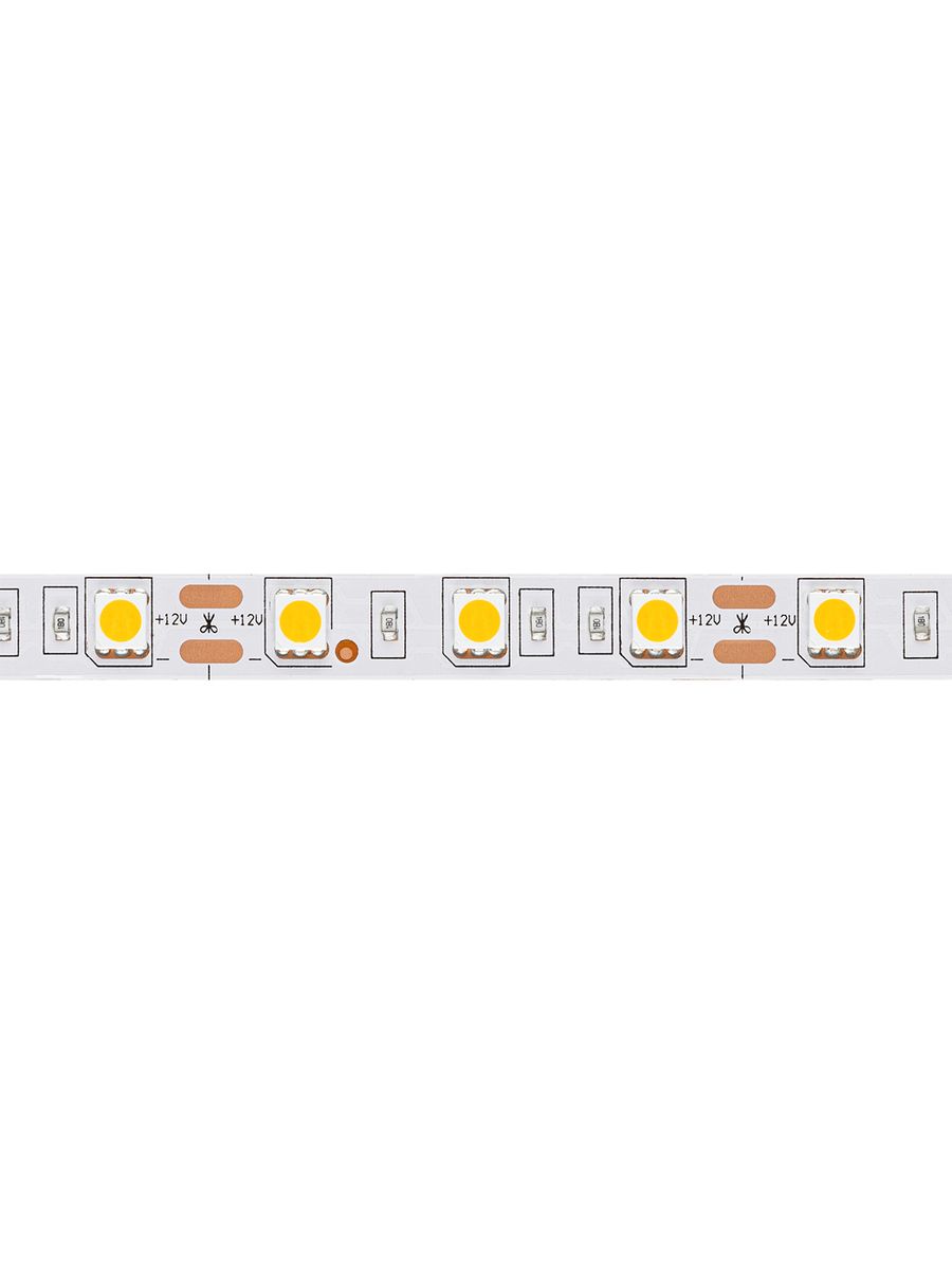 Лента светодиодная SMD5050-60 LED/м-IP20-12 В-14,4 Вт/м-3000 К SQ0331-0369