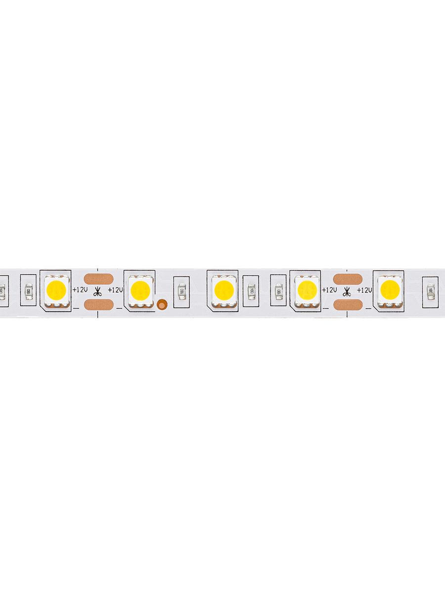 Лента светодиодная SMD5050-60 LED/м-IP20-12 В-14,4 Вт/м-4000 К SQ0331-0368