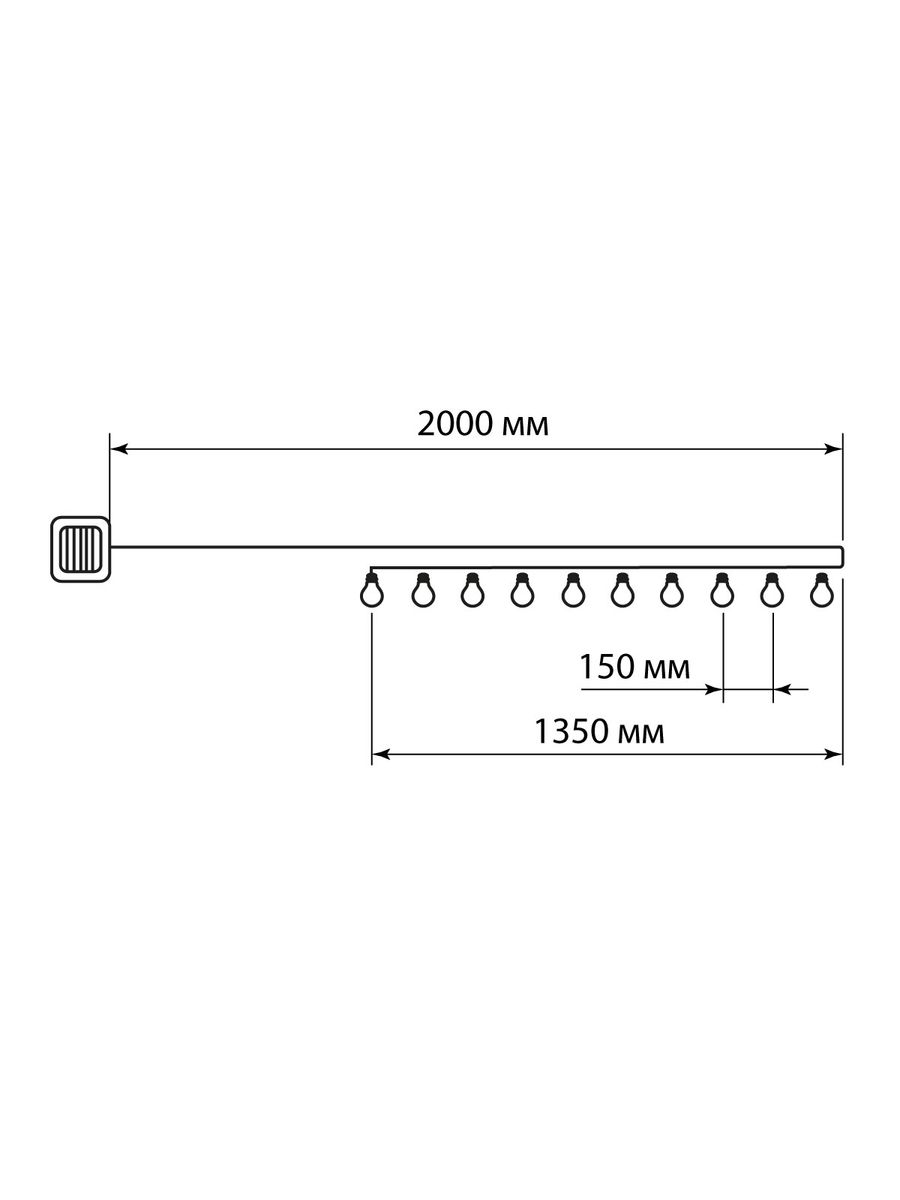Гирлянда ССГ-110 SQ0330-0181