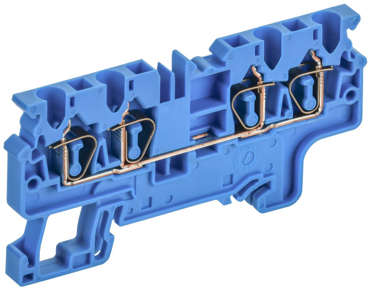 Клемма пружинная CX2.5-4 BU AF-CT40-00-4-K07-002