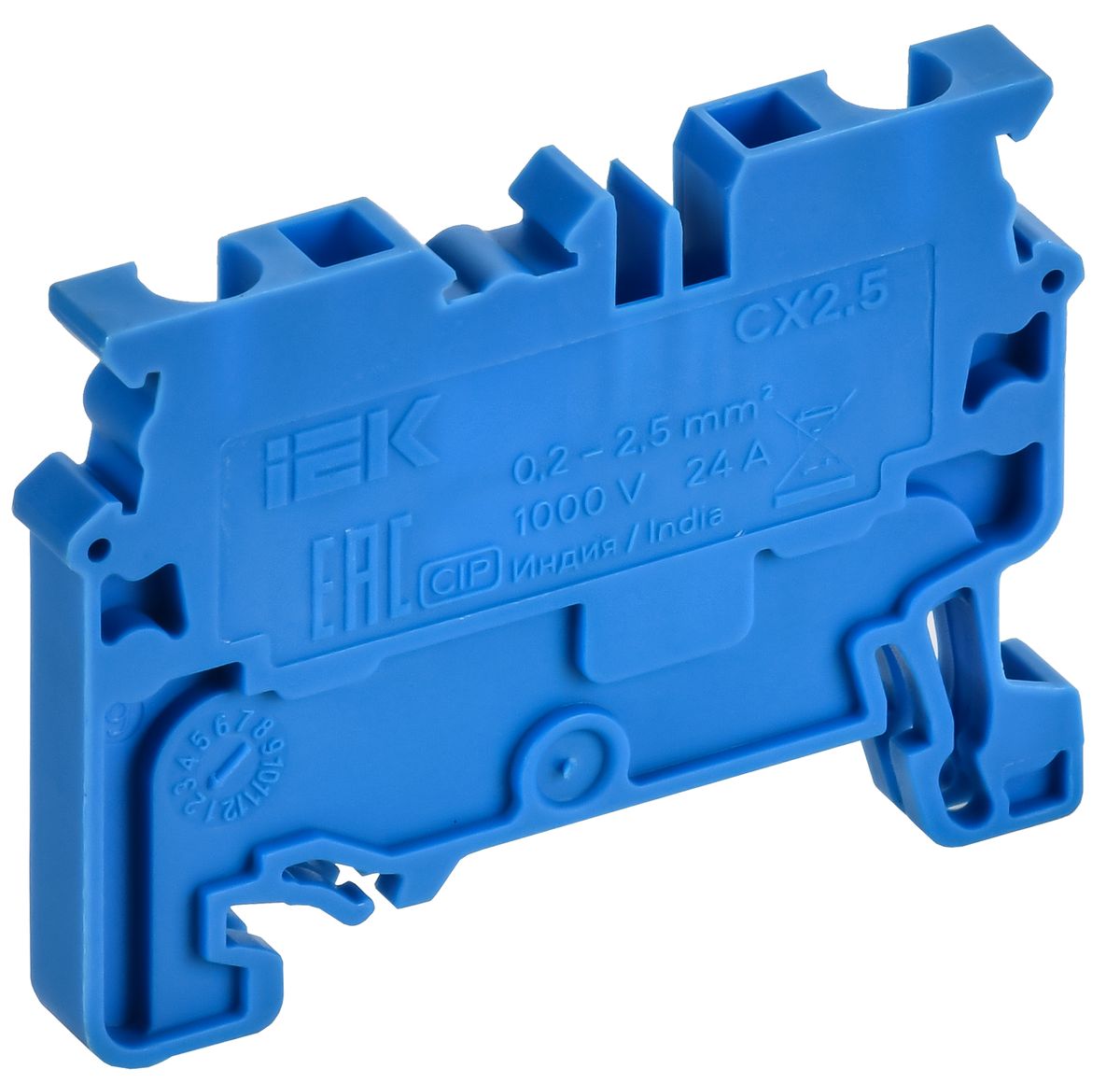 Клемма пружинная CX2.5 BU AF-CT40-00-K07-002