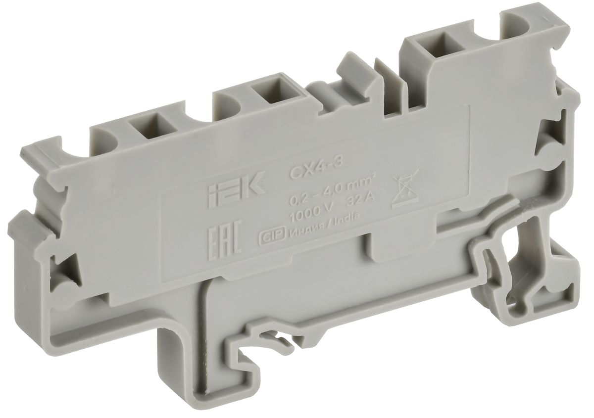Клемма пружинная CX4-3 AF-CT40-00-3-K03-004