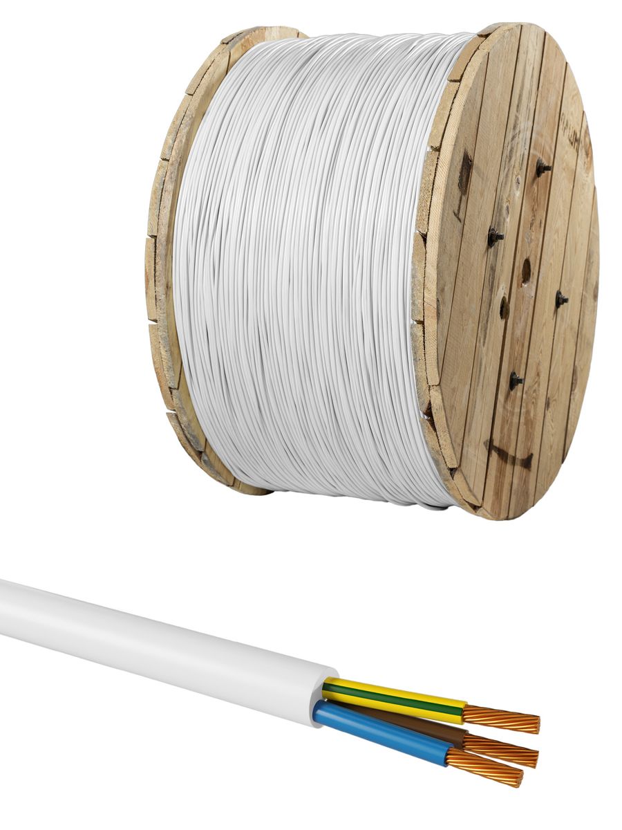 Провод Провод ПВС 3х4 ГОСТ, белый TDM SQ0118-1034