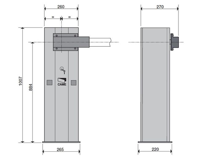 Комплект шлагбаума "GARD 4000_SX" NEW COMBO «CLASSICO» G4000SX KIT