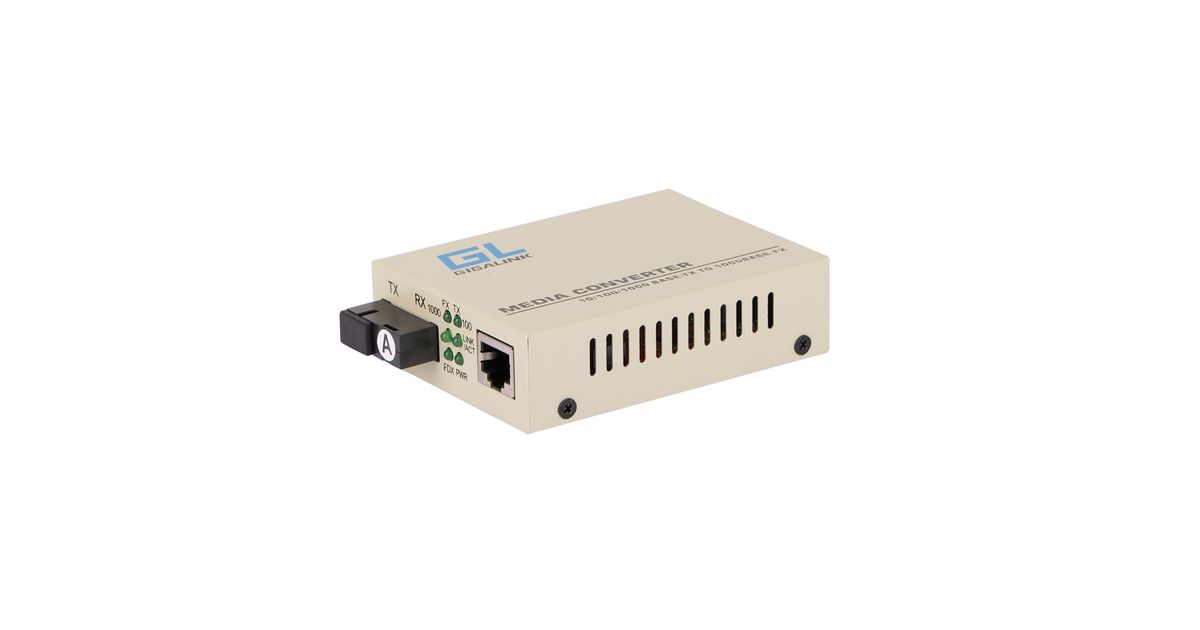 Медиаконвертер  GL-MC-UTPF-SC1G-18SM-1310