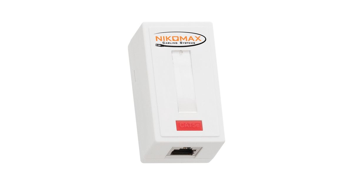 Розетка мультимедийная  NMC-WO1SD2-WT