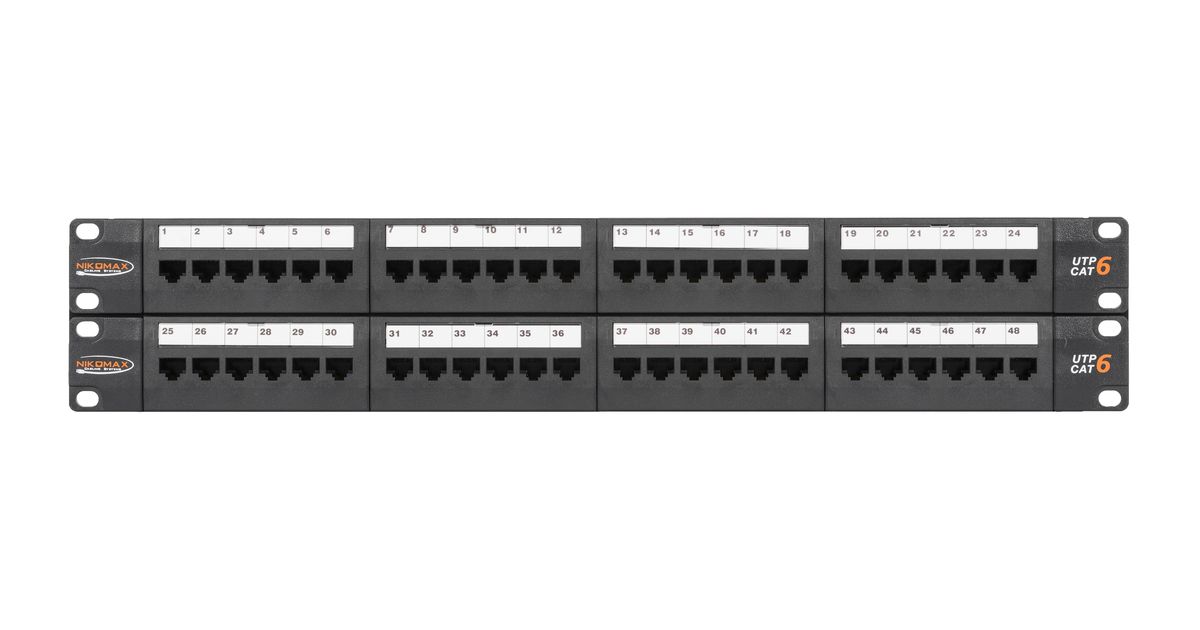 Патч-панель  NMC-RP48UE2-2U-BK