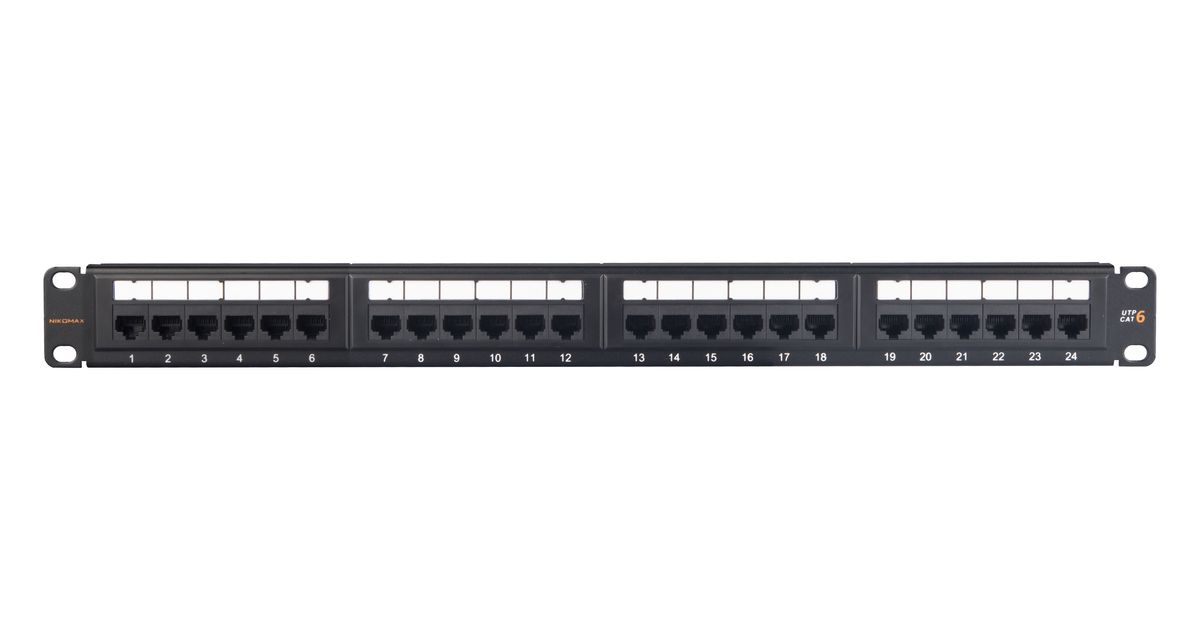 Патч-панель  NMC-RP24UE2-ES-1U-BK