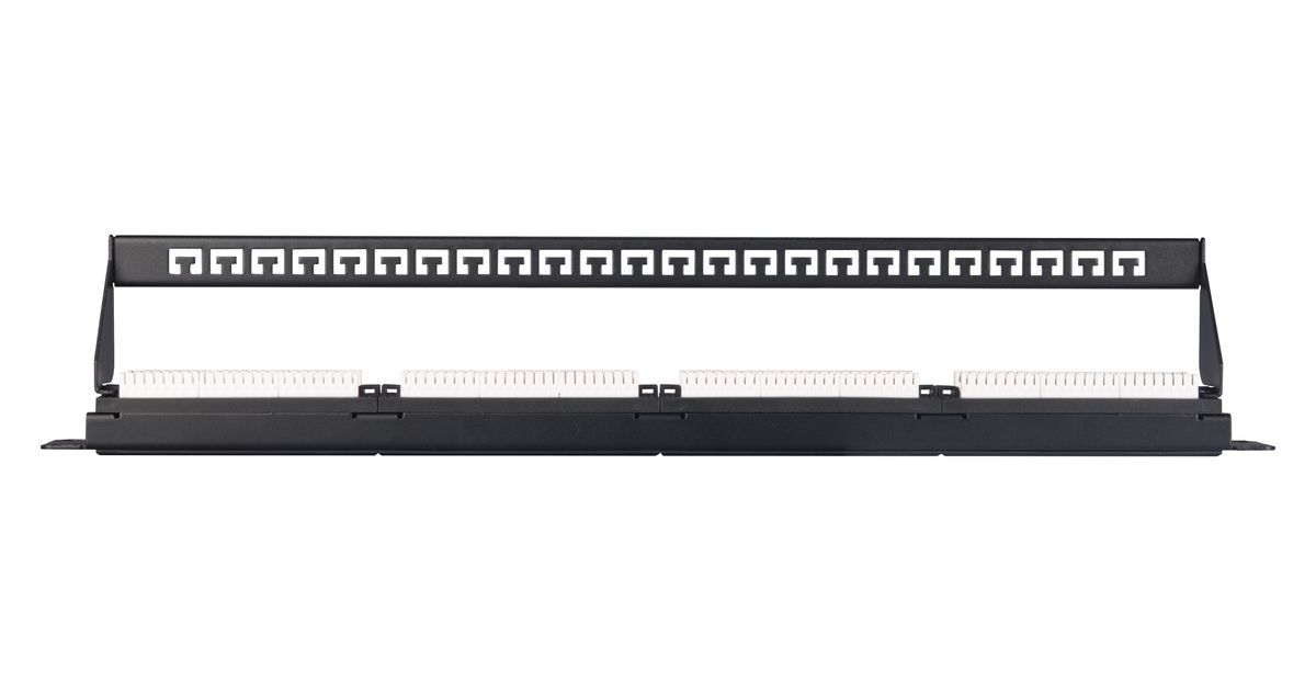 Патч-панель  NMC-RP24UE2-ES-1U-BK