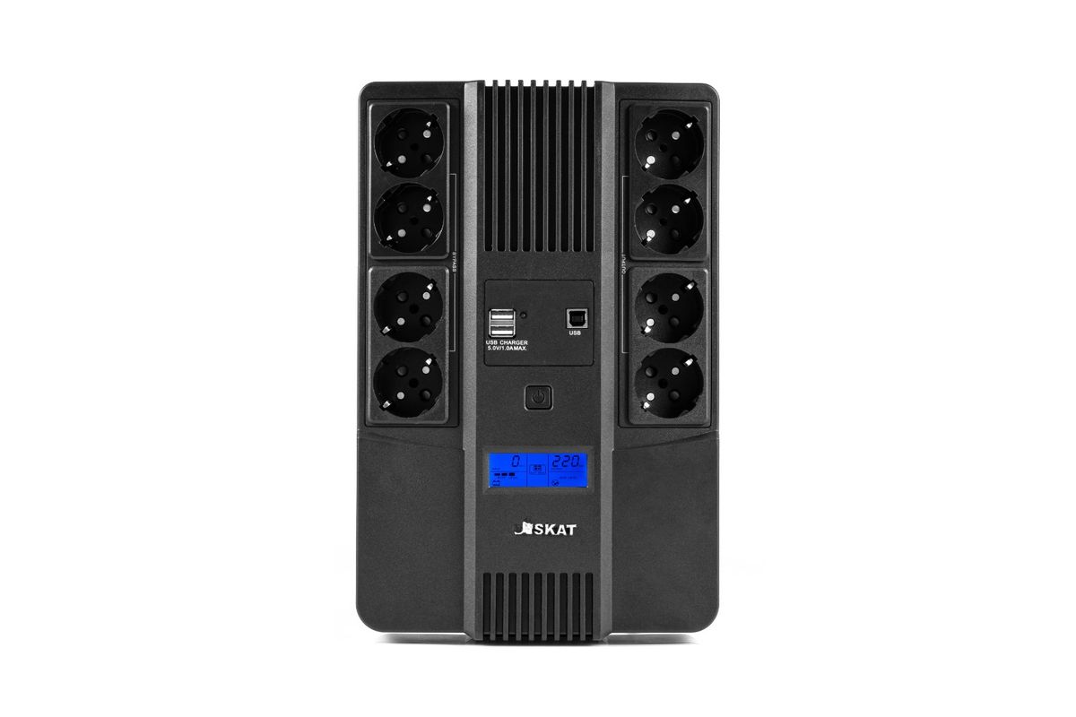 Источник бесперебойного питания SKAT-UPS 800-AID-IN-1x9-8 8933