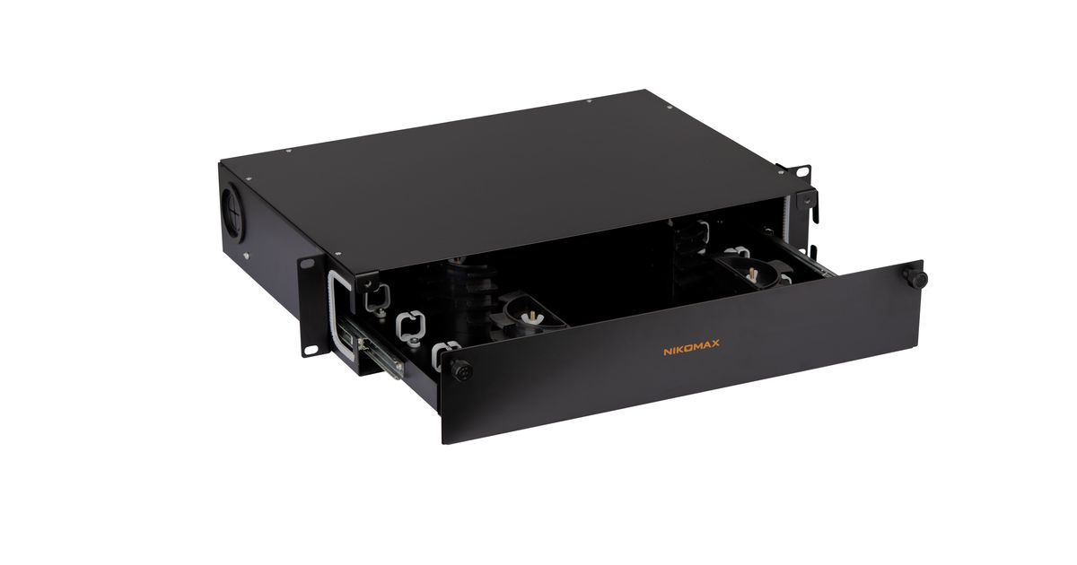 Органайзер кабельный  NMC-OKFP-SL-2U-BK