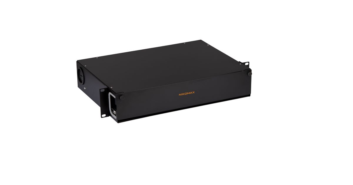 Органайзер кабельный  NMC-OKFP-SL-2U-BK