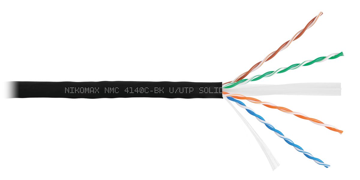 Кабель витая пара  NMC 4140C-BK