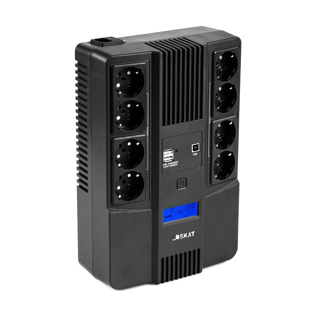 Источник бесперебойного питания SKAT-UPS 800-AID-IN-1x9-8 8933