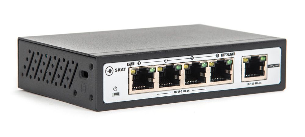 Коммутатор SKAT PoE-4E-1E 2042