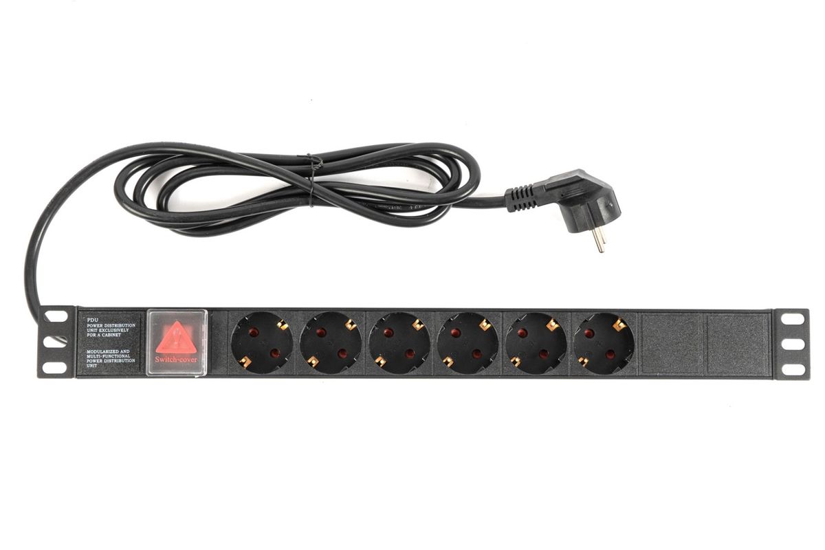 Блок розеток Rapan-PDU6S-S 