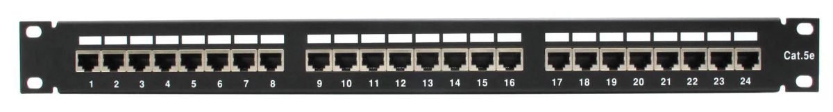 Патч-панель QPP-24RM-IDC-5UTP 