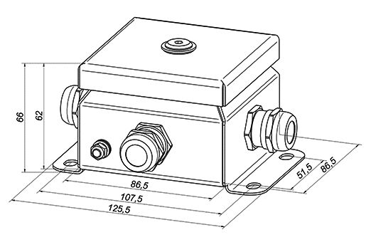 Коробка монтажная КМ-О (8к)-IP66 0808 