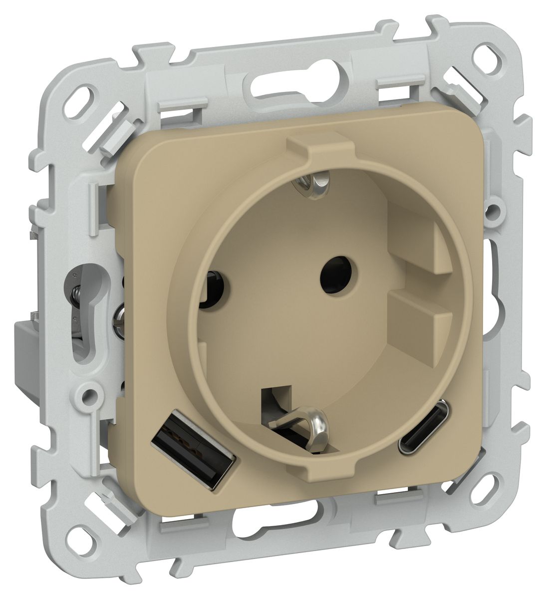 Розетка силовая  FI-R14-16-U22-020-K59