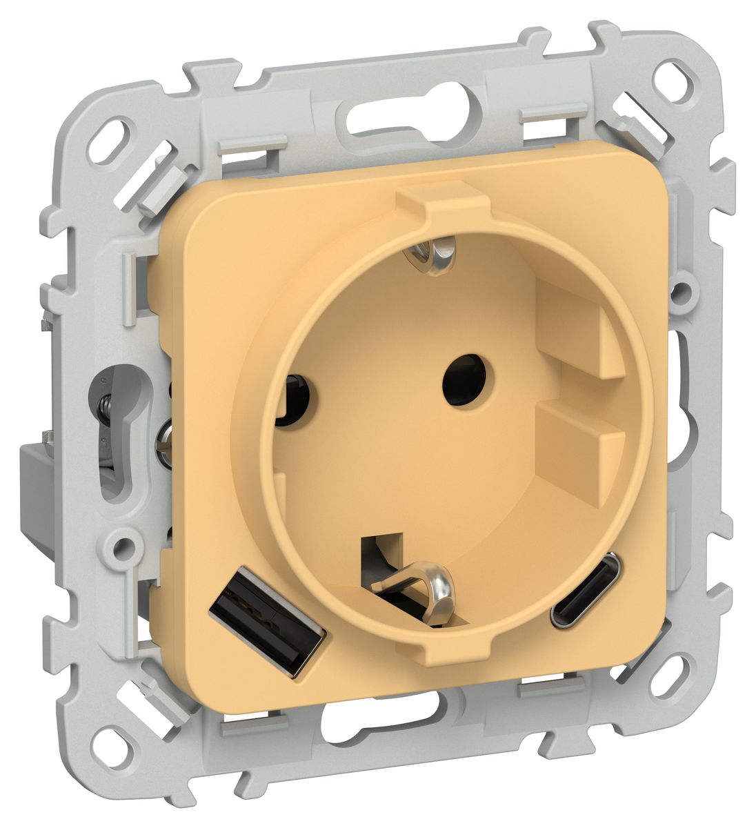Розетка силовая  FI-R14-16-1-U22-020-K90