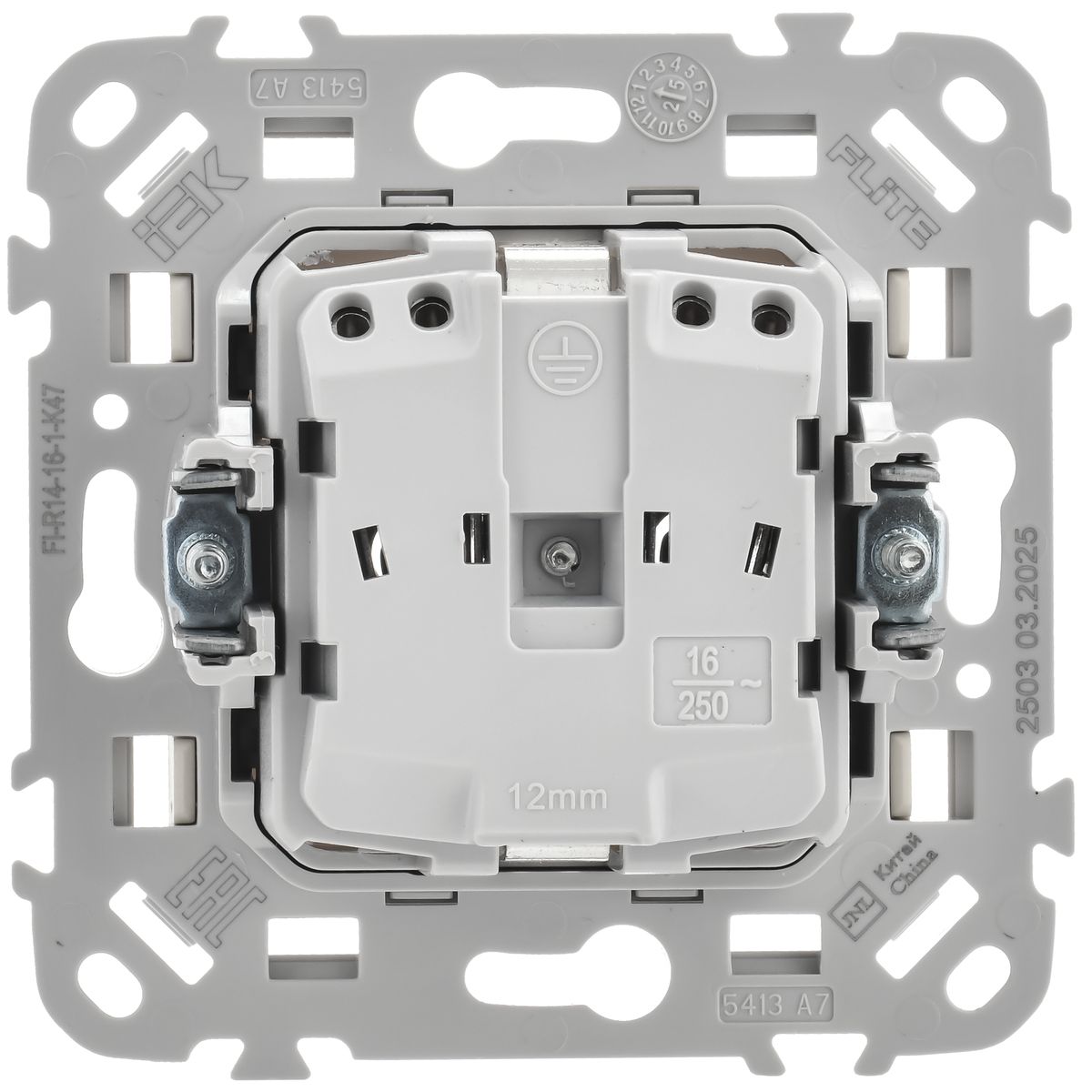 Розетка силовая  FI-R14-16-1-K47