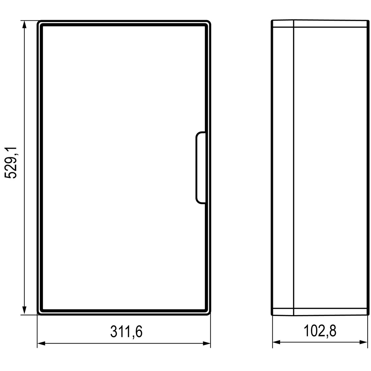 Шкаф распределительный  F36W1WW