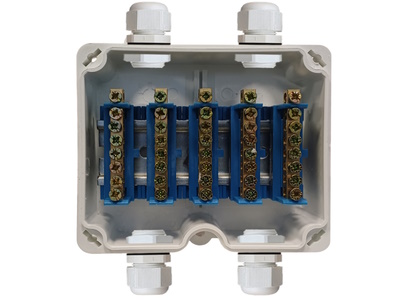 Коробка распределительная КРП 5 жил / DALI / DMX 5х8 