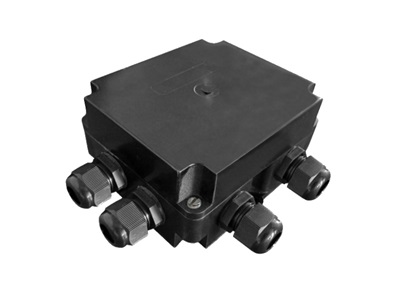 Коробка клеммная КСП-10 АЯКС IP66 Wago черная 