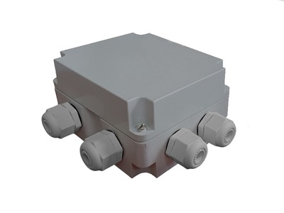 Коробка клеммная КСП-10 АЯКС IP66 Wago серая 
