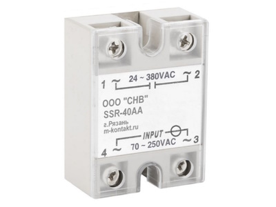 Реле твердотельное SSR-40AA 