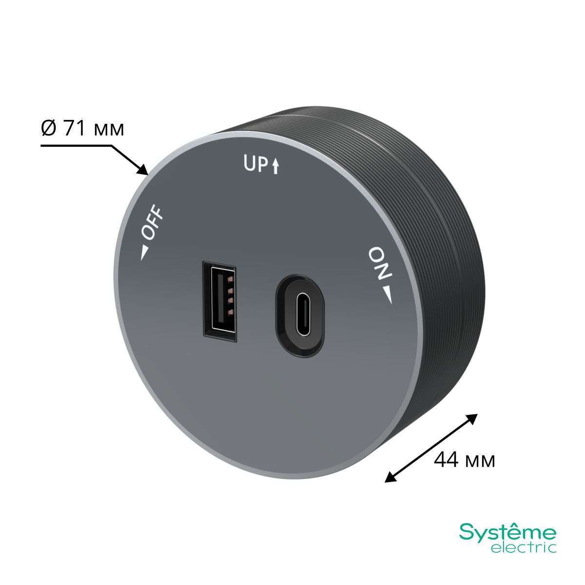 Розетка мультимедийная  MTK13003G