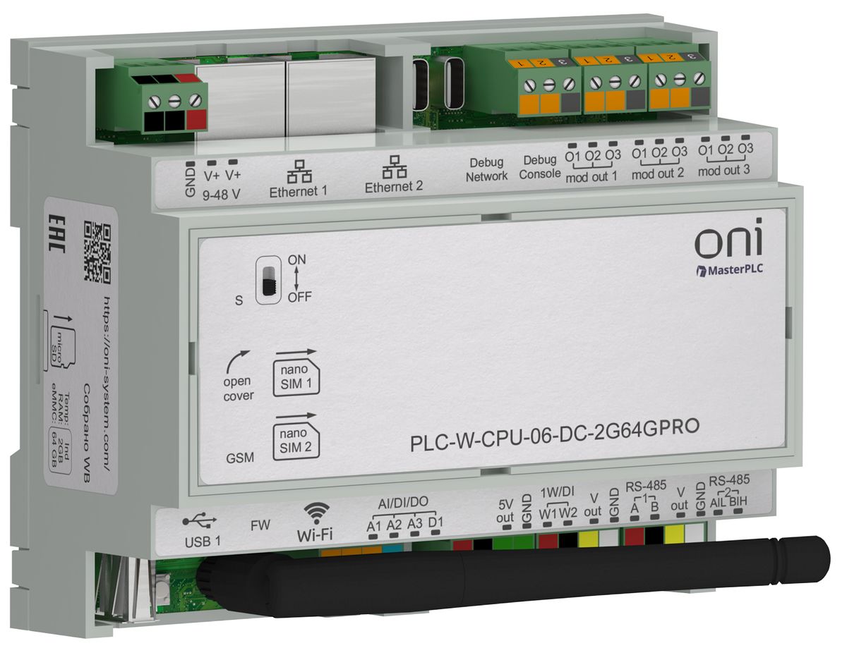 Контроллер логический  PLC-W-CPU-06-DC-2G64GPRO