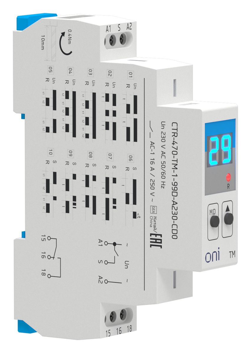 Реле времени  CTR-470-TM-1-99D-A230-CD0