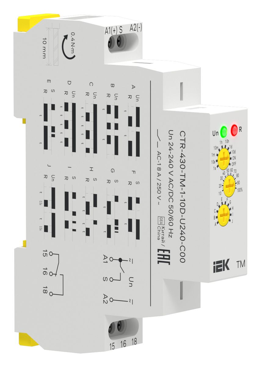 Реле времени  CTR-430-TM-1-10D-U240-C00