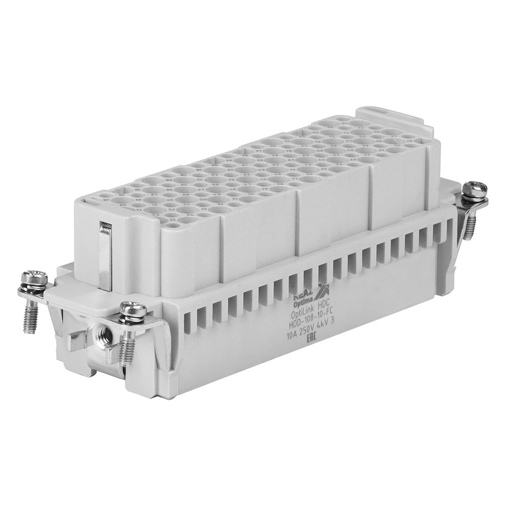 Розетка промышленная OptiLink HDC-HDD-108-10-FC-(0,14-2,5)-250V 366487