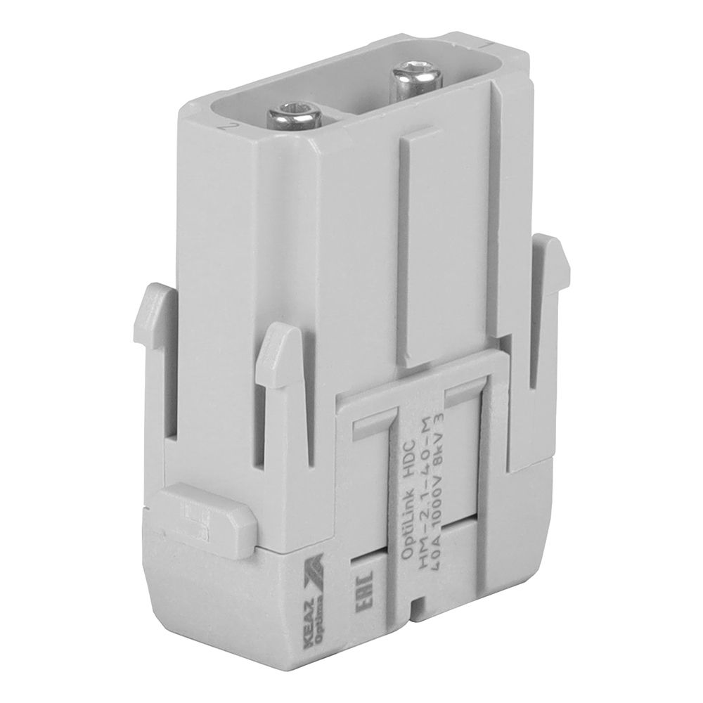 Вилка промышленная OptiLink HDC-HM-2.1-40-M-(2,5-8)-1000V 366454