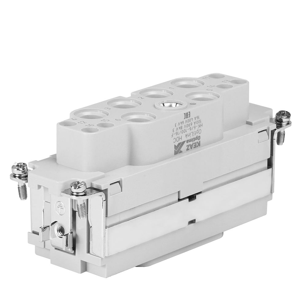 Розетка промышленная OptiLink HDC-HK-6/6-100/16-F-(16-35/0,5-2,5)-690/400V 352277