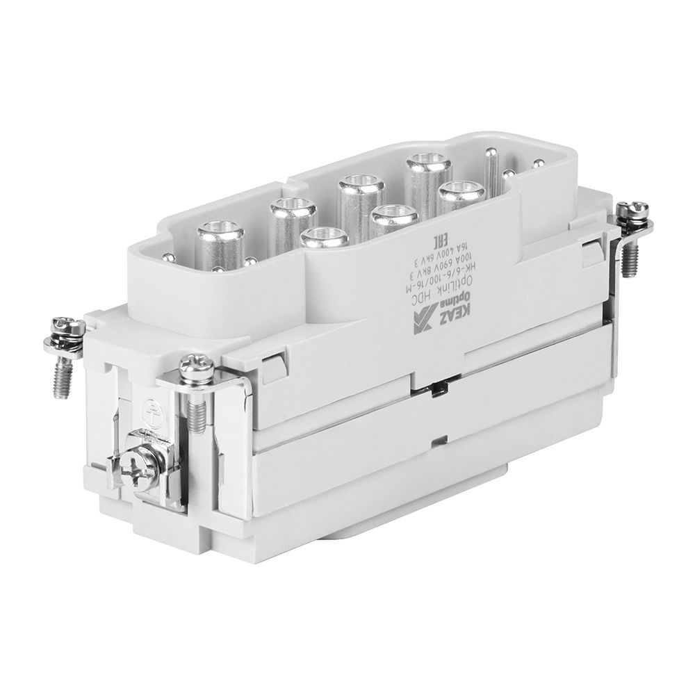 Вилка промышленная OptiLink HDC-HK-6/6-100/16-M-(16-35/0,5-2,5)-690/400V 352276