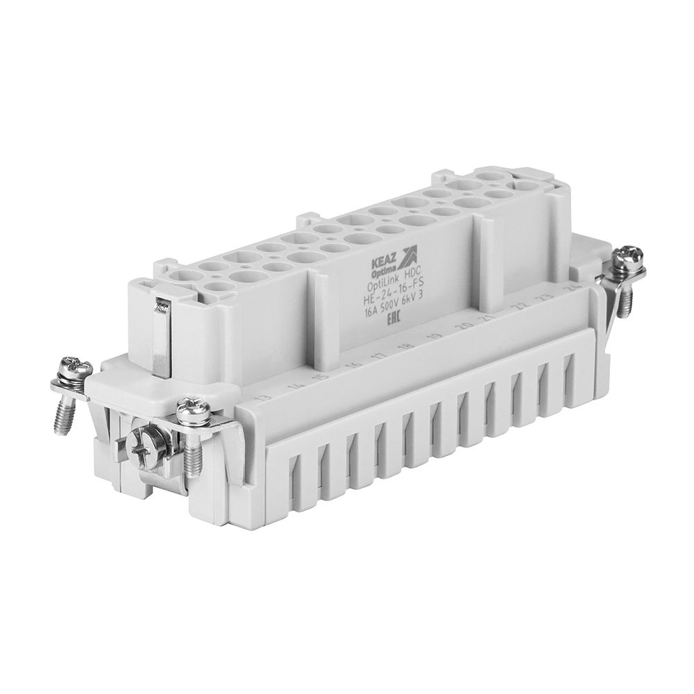 Розетка промышленная OptiLink HDC-HE-24-16-FS-(0,14-2,5)-500V 352267