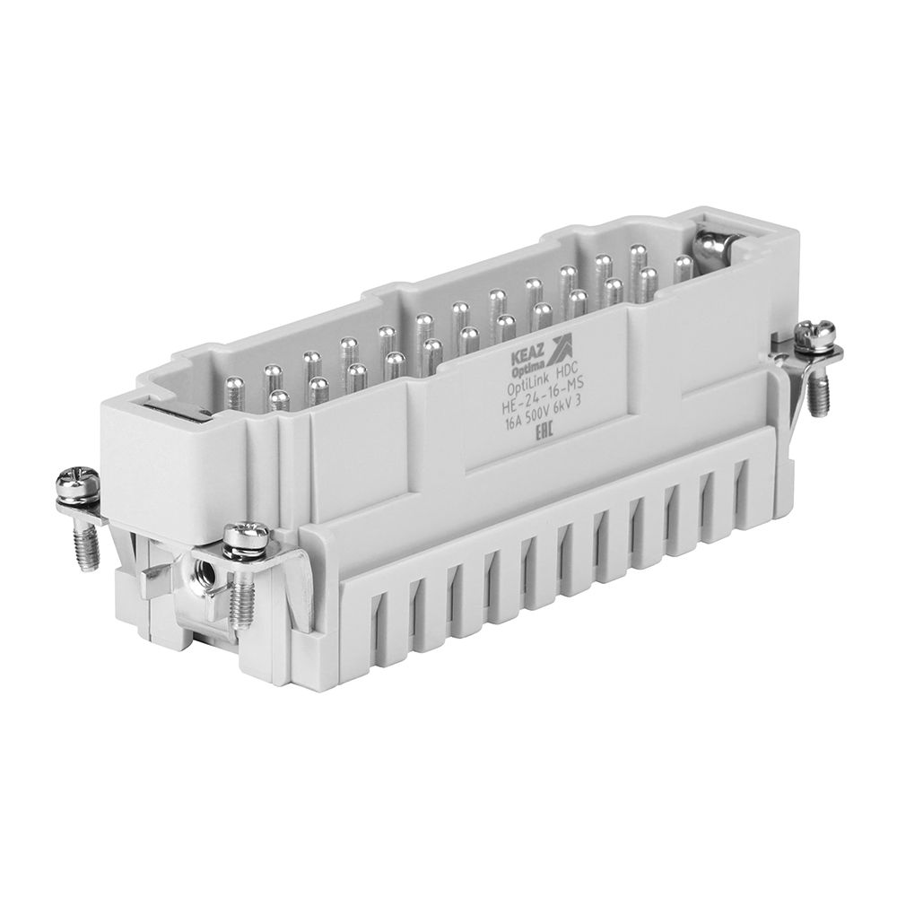 Вилка промышленная OptiLink HDC-HE-24-16-MS-(0,14-2,5)-500V 352266