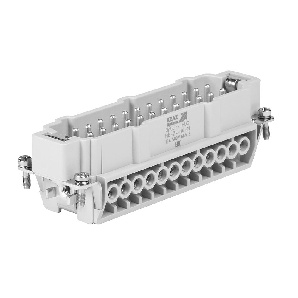 Вилка промышленная OptiLink HDC-HE-24-16-M-(0,75-2,5)-500V 352264