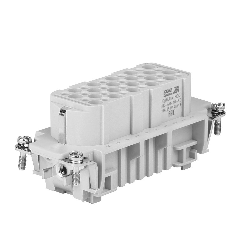 Розетка промышленная OptiLink HDC-HD-40-10-FC-(0,14-2,5)-250V 352227