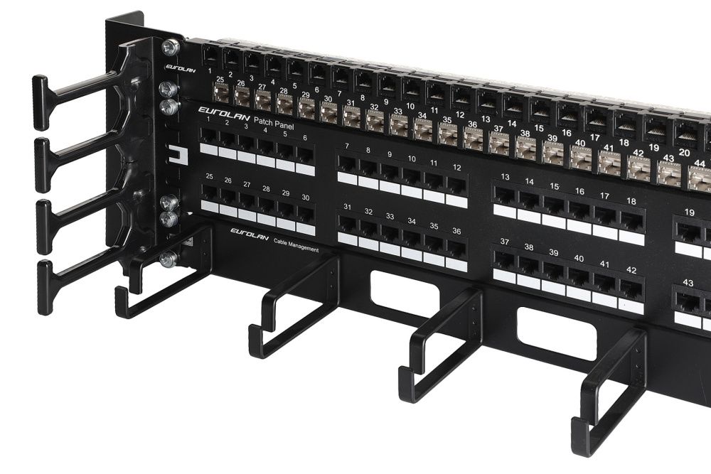 Органайзер кабельный  25B-1U-02BL
